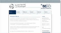 Desktop Screenshot of beko-lasertechnik.de