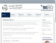 Tablet Screenshot of beko-lasertechnik.de